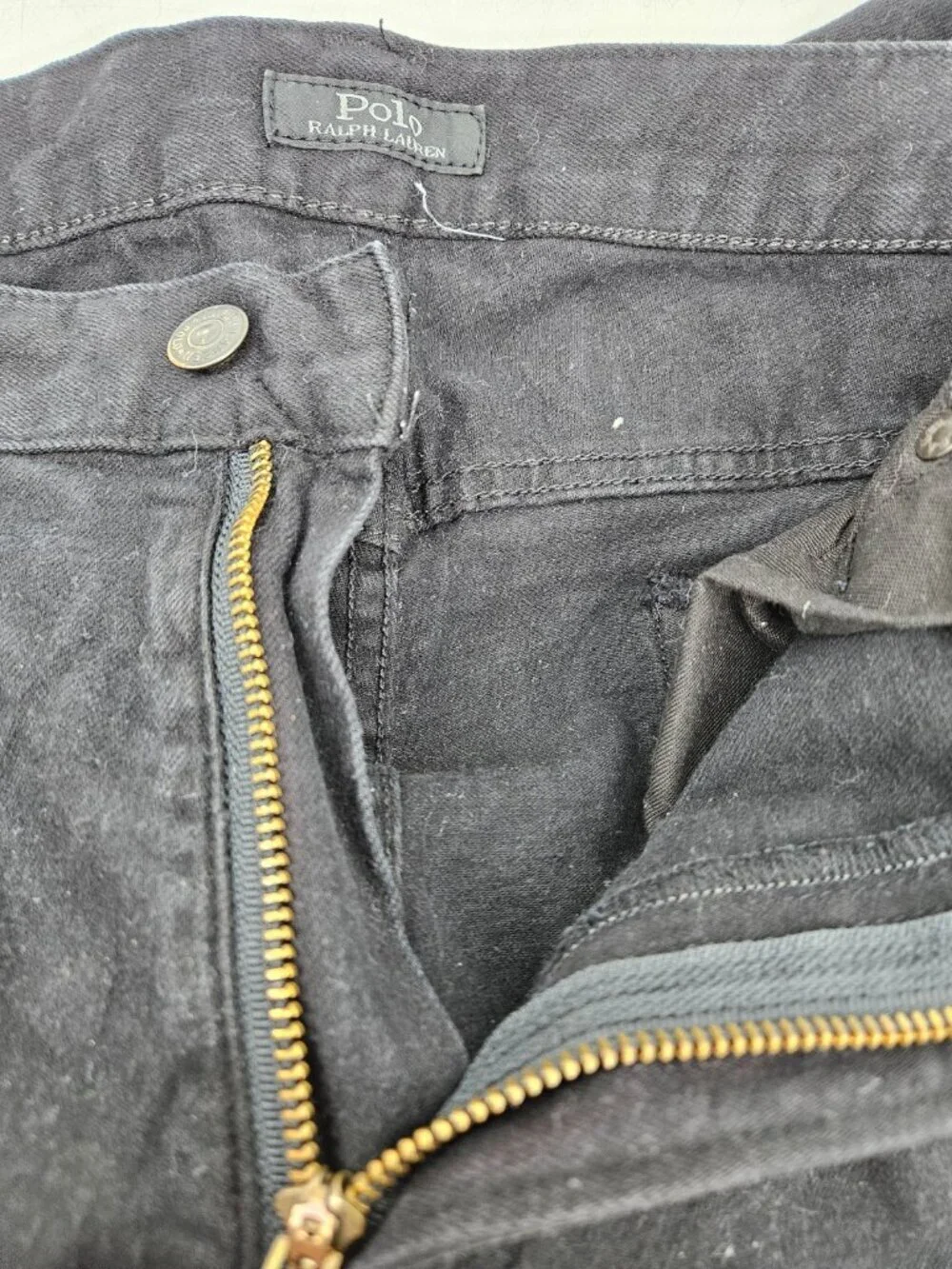 Polo Ralph Lauren Black Label Jeans Mens 36 x 34 Varick Slim Straight Pants